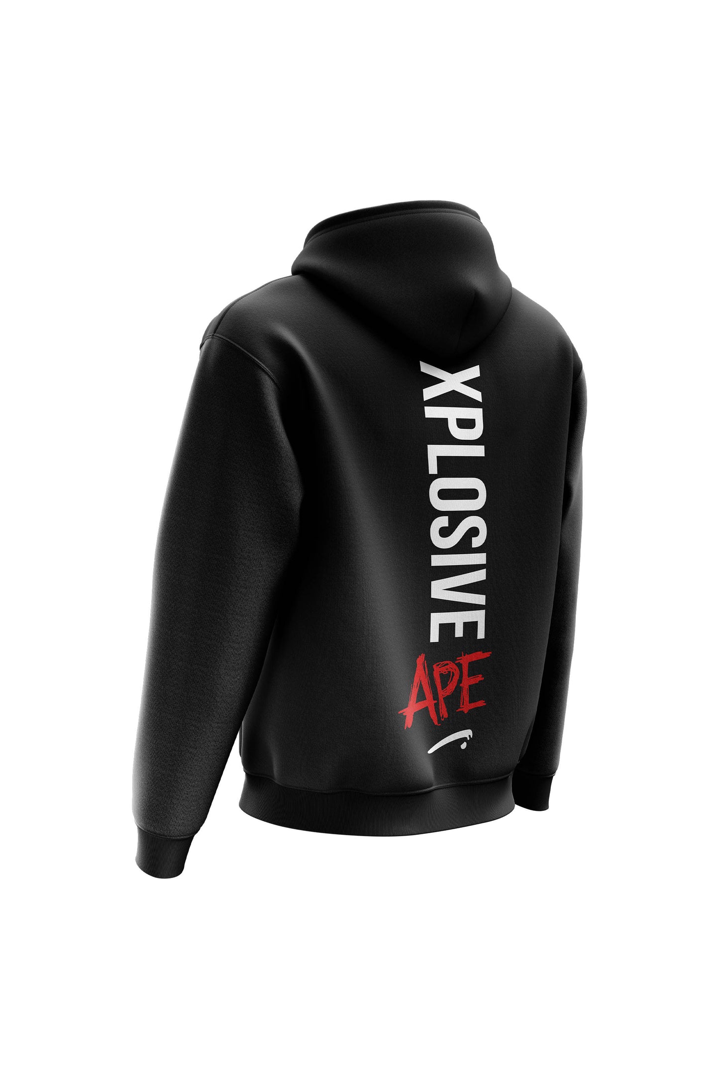 XAPE Graffiti V2 String Hoodie - Black