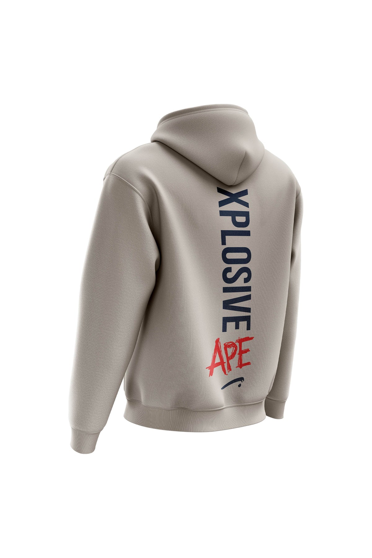 XAPE Graffiti V2 String Hoodie - Sand