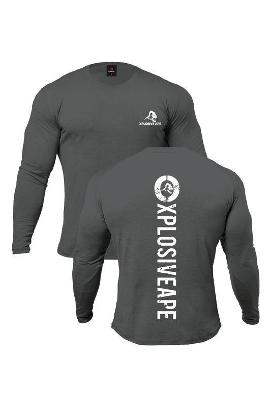XAPE Impact V2 Long Sleeve Tee - Charcoal