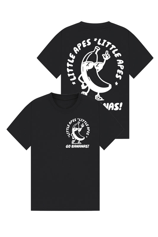 Little Apes Go Bananas Tee - Black