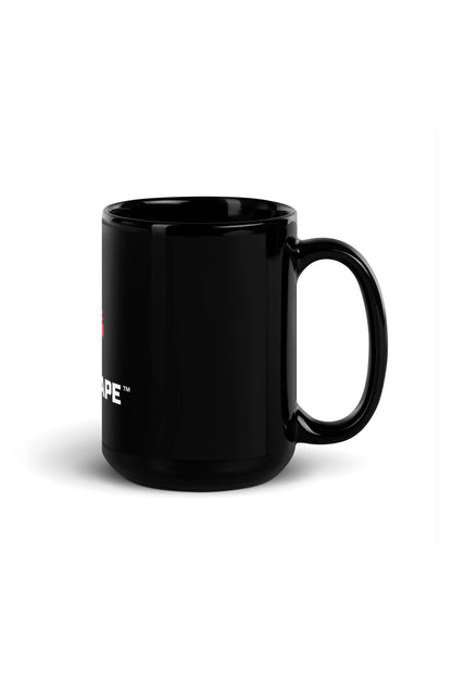Xplosive Ape Black Glossy Mug
