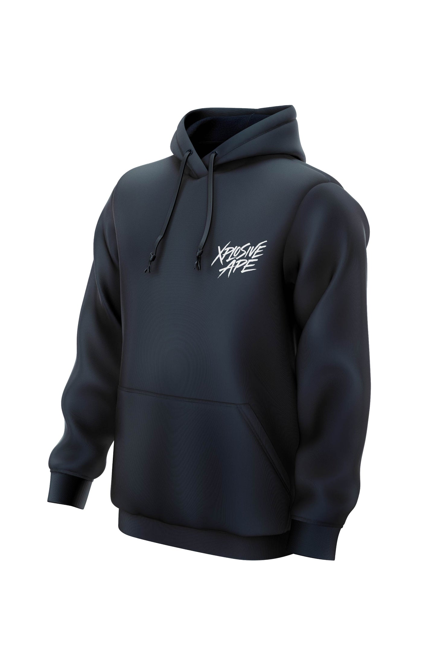 XAPE Classic Logo String Hoodie - Navy