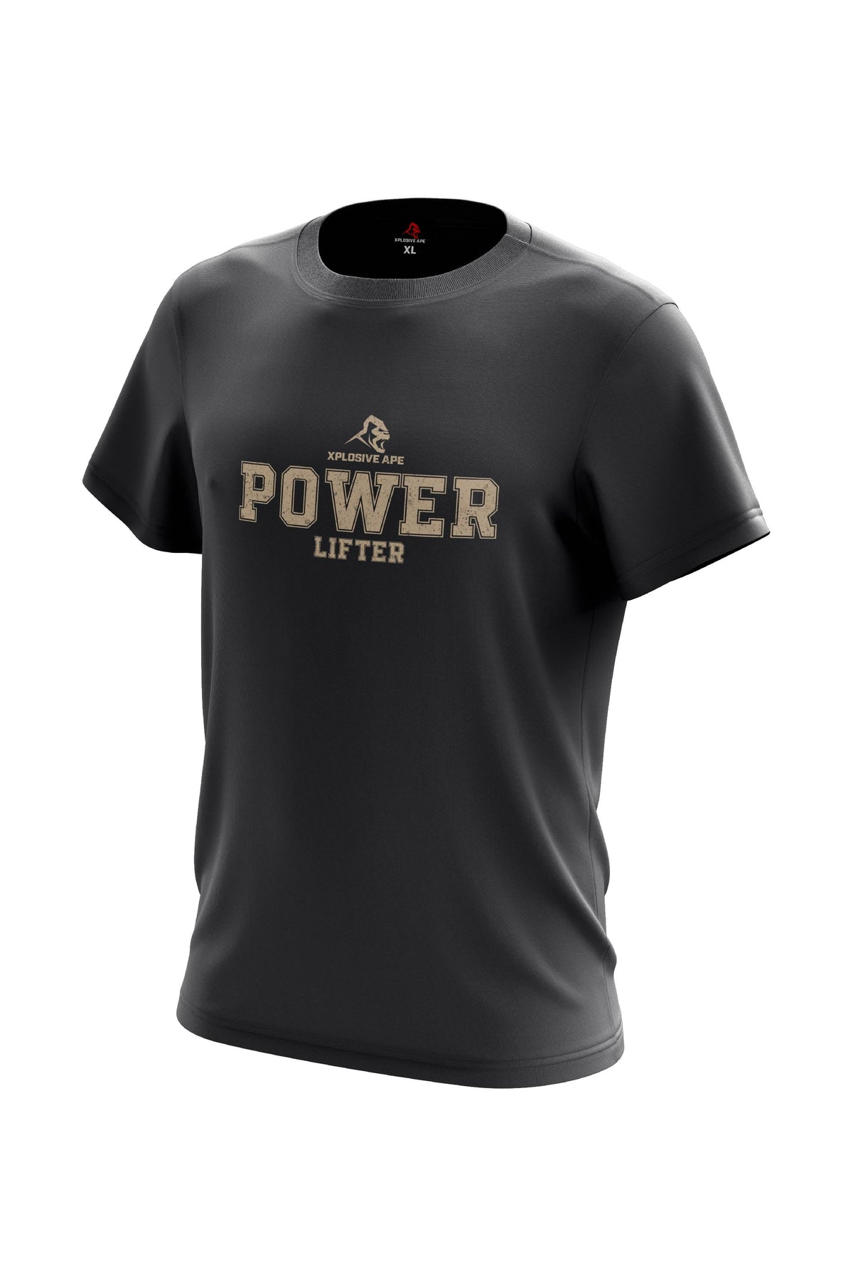 XAPE Power Lifter V1 Tee - Charcoal