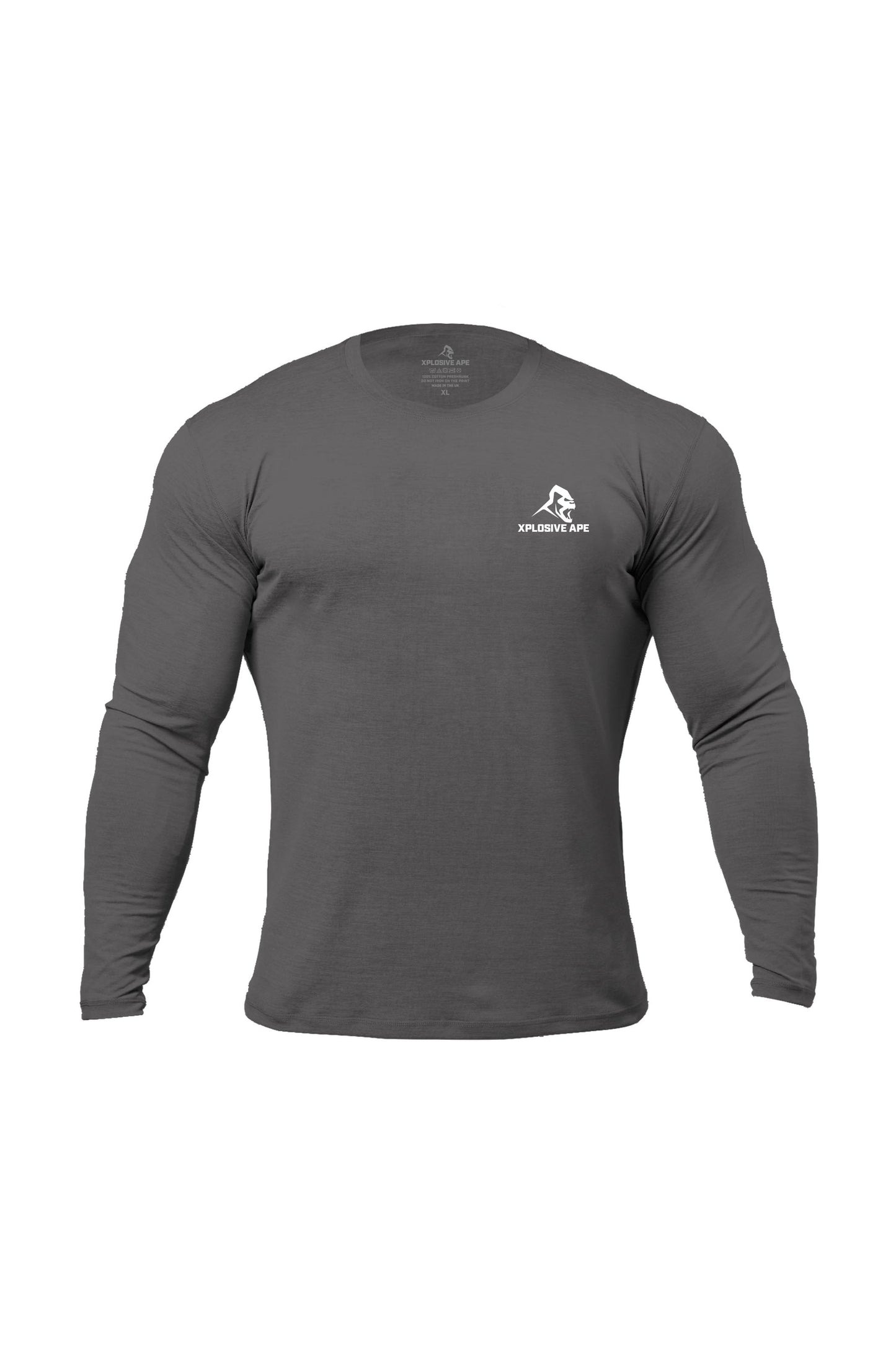 XAPE Prime Long Sleeve Tee - Charcoal