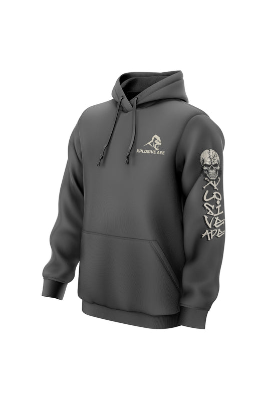 XAPE Rage Icon String Hoodie - Charcoal