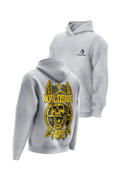 XAPE Raider Hoodie - Heather Grey