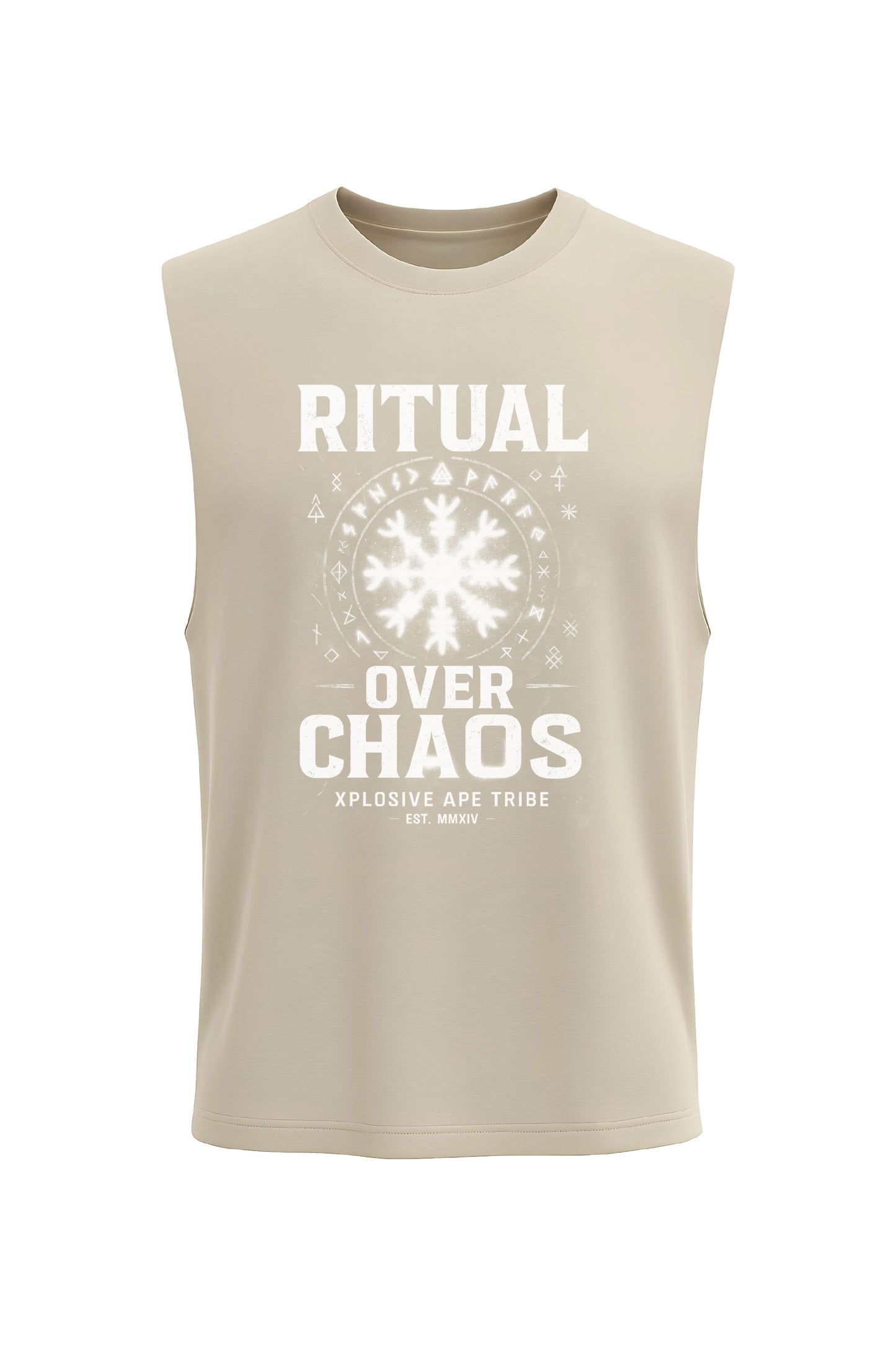 XAPE Ritual Over Chaos Tank Top - Sand