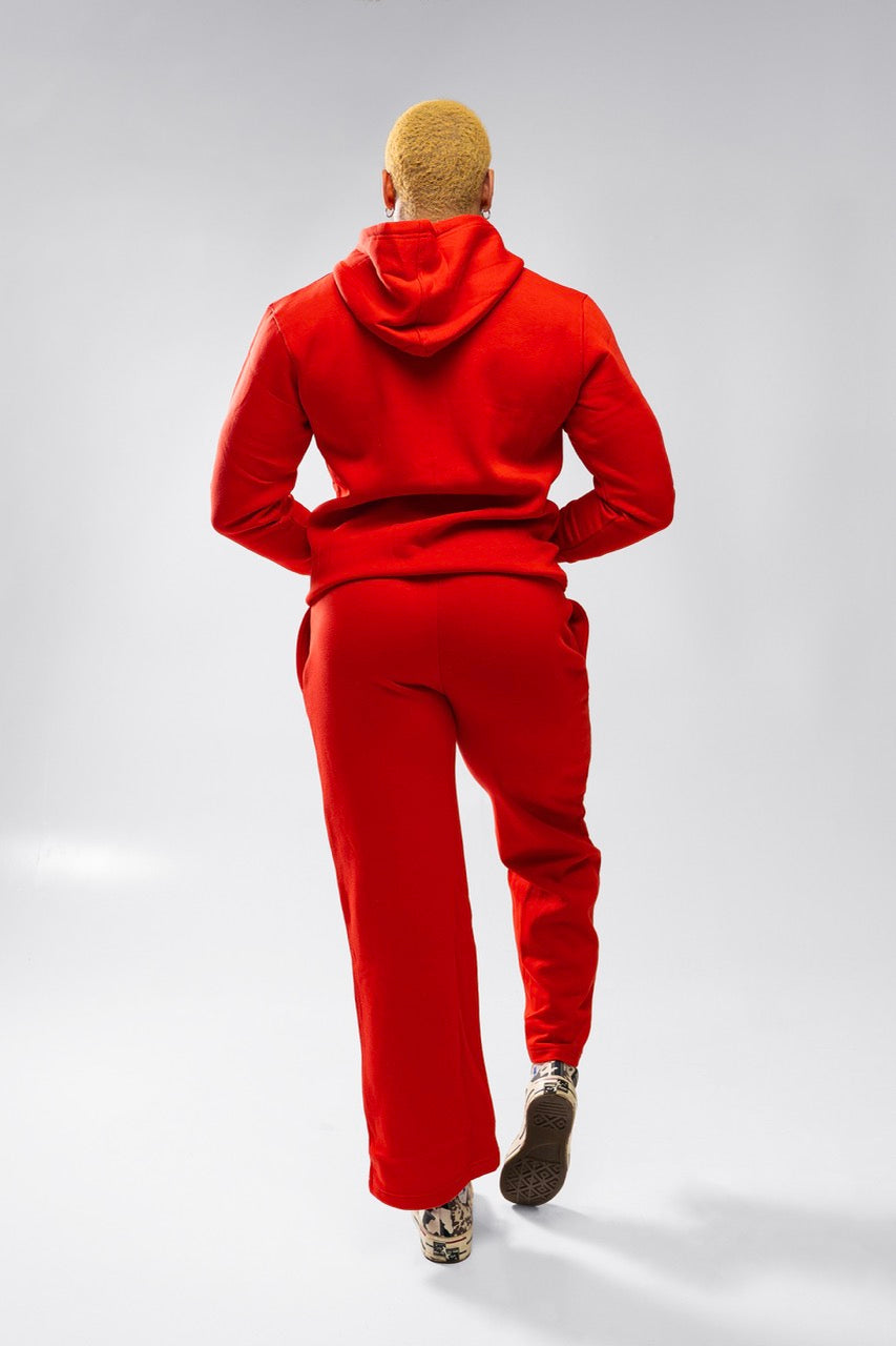 XAPE Core Logo Zip Hoodie - Red
