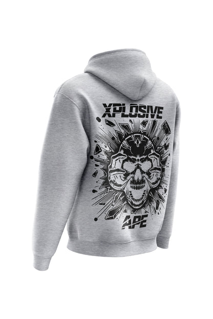 XAPE Shatter Hoodie - Heather Grey