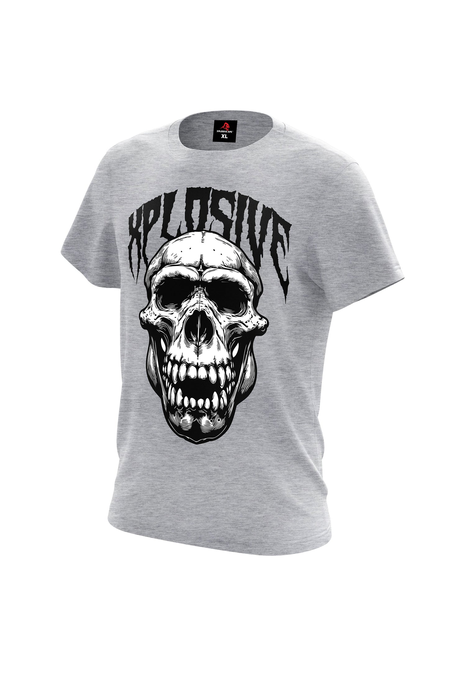 XAPE Skull V1 Tee - Sports Grey