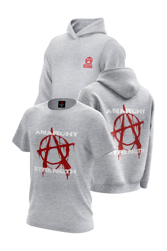 AS Splash Hoodie & Tee Combo - Sports Grey