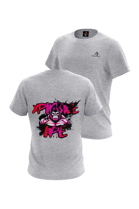 XAPE Splatter Graffiti V3 Tee - Sports Grey