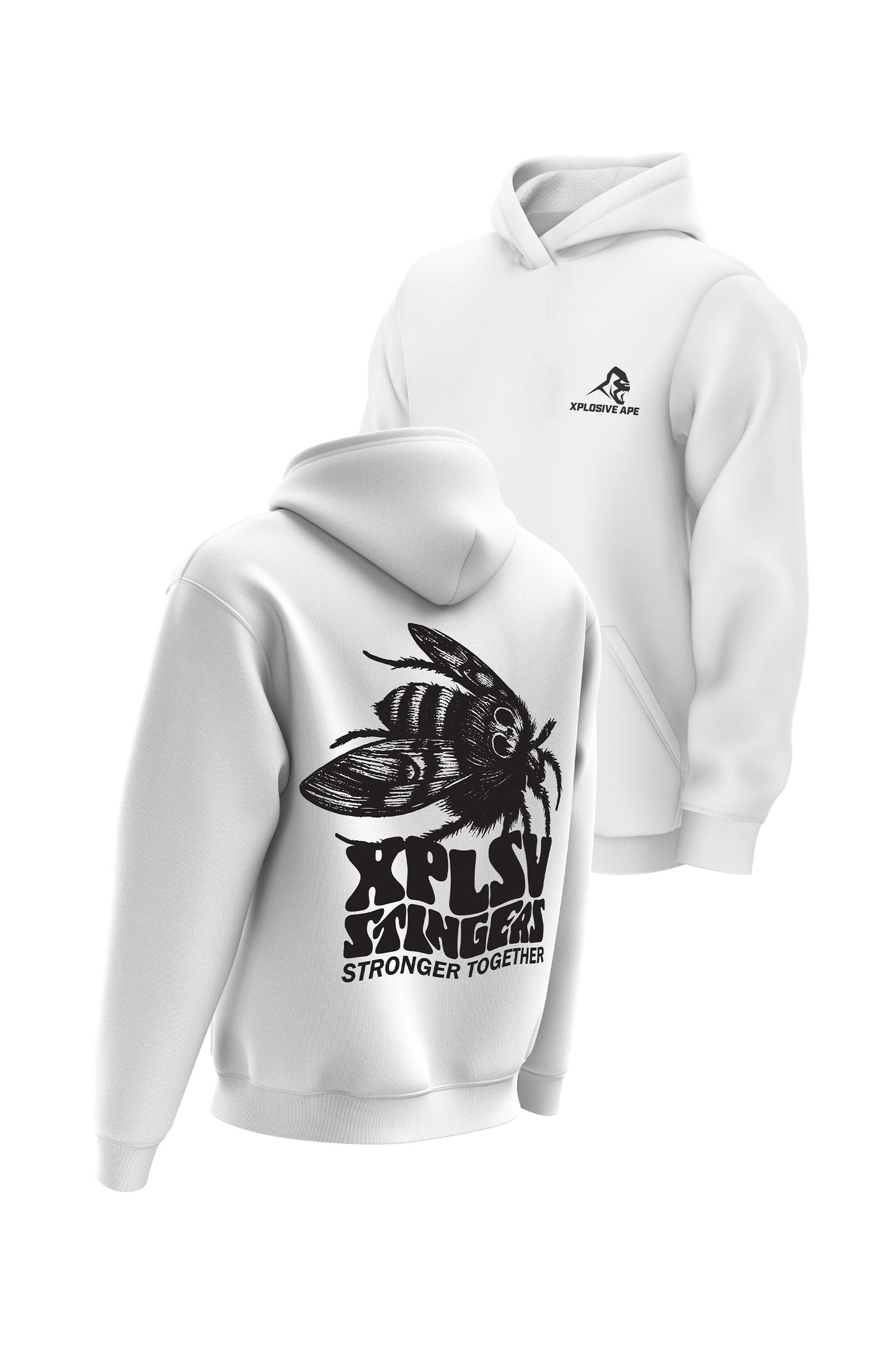 XAPE Stingers Hoodie - White