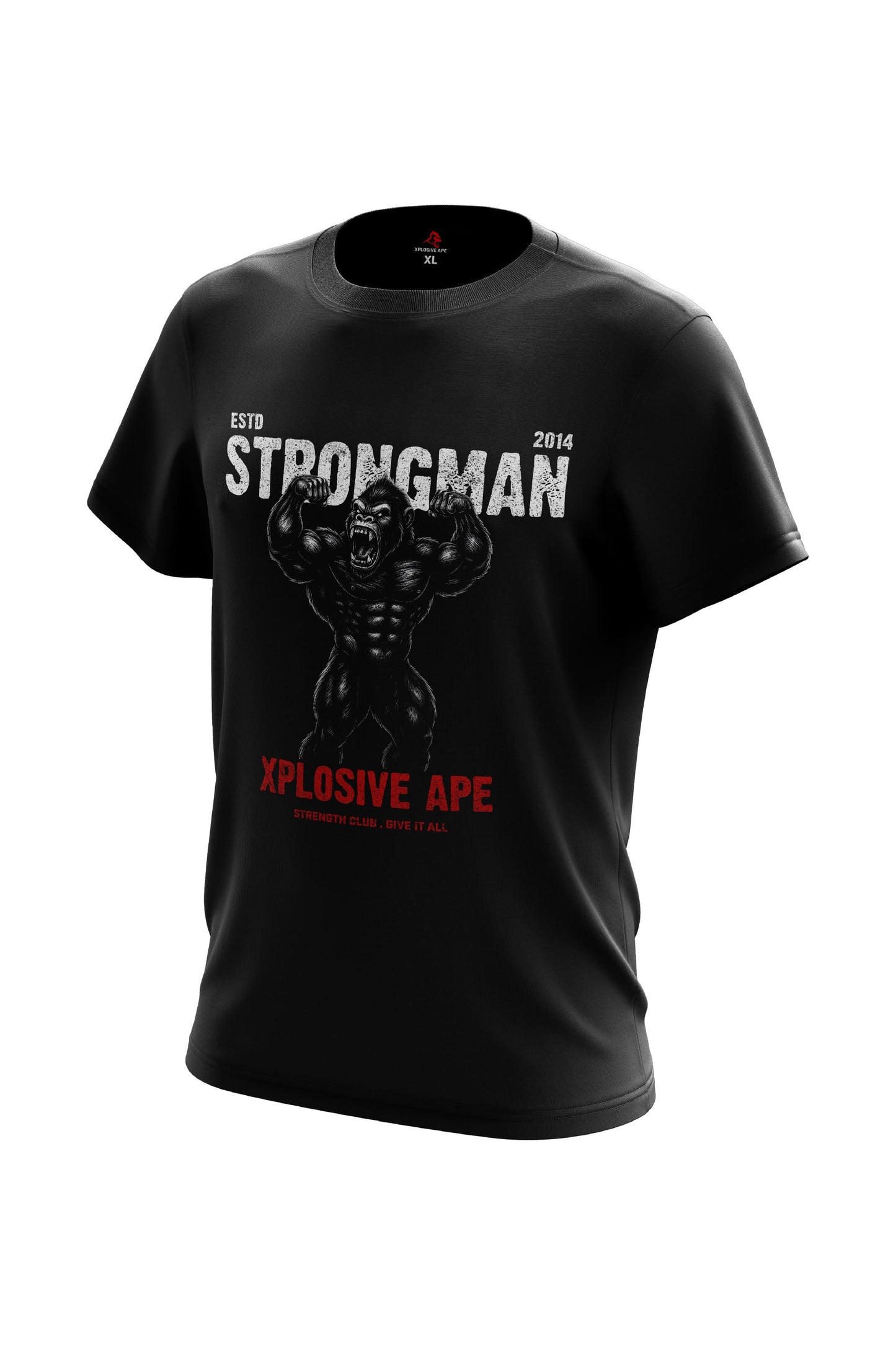 XAPE Strongman V4 Tee - Black