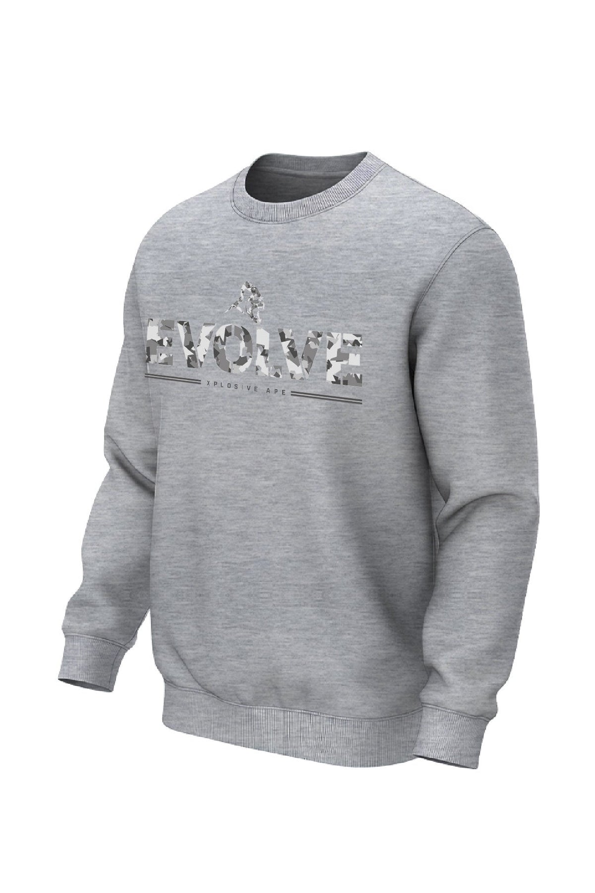 XAPE Evolve Camo V2 Sweatshirt - Sports Grey