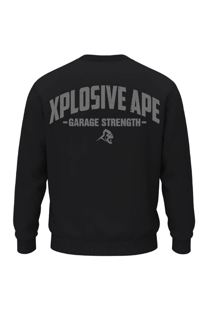 XAPE Garage Strength V2 Sweatshirt - Black