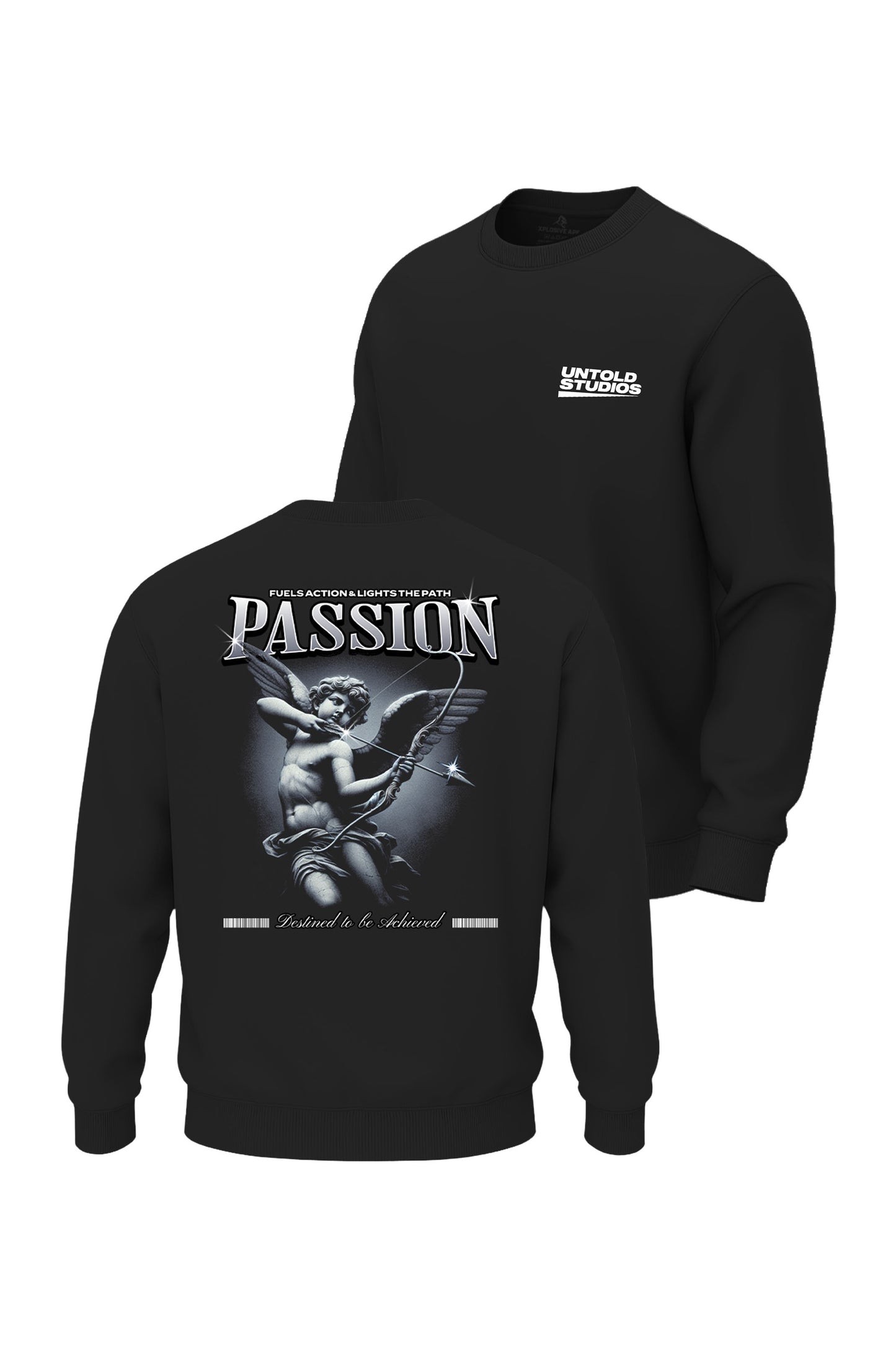US Angel Sweatshirt - Black