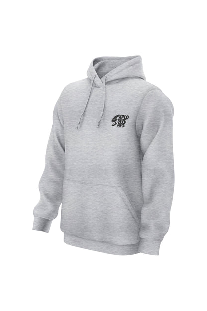 XAPE Ultimate Ape V2 String Hoodie - Heather Grey