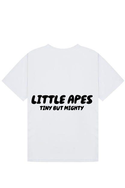 Little Apes Tiny But Mighty Tee - White