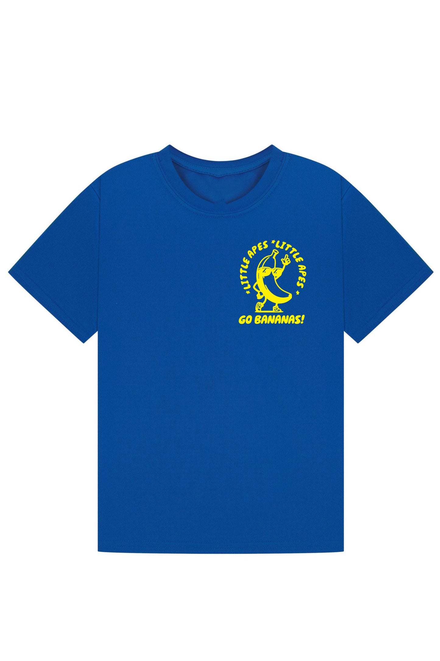 Little Apes Go Bananas Tee - Royal Blue