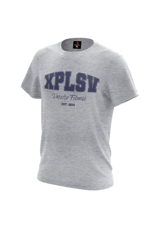 XAPE Varsity Fitness V1 Tee - Sports Grey
