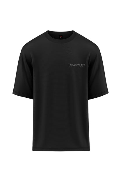 XAPE Warlord Crest Oversized Tee - Black
