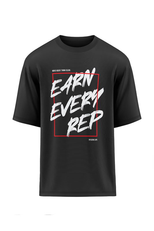 XAPE Weight Warp Oversized Tee - Black