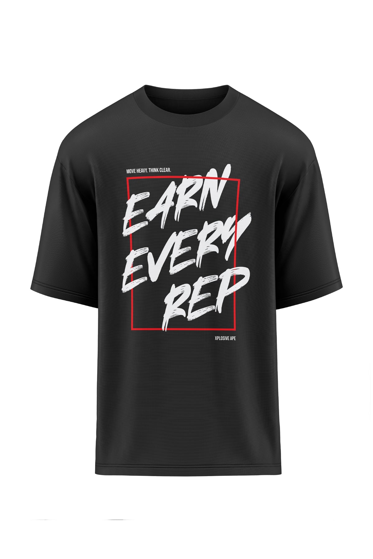 XAPE Weight Warp Oversized Tee - Black