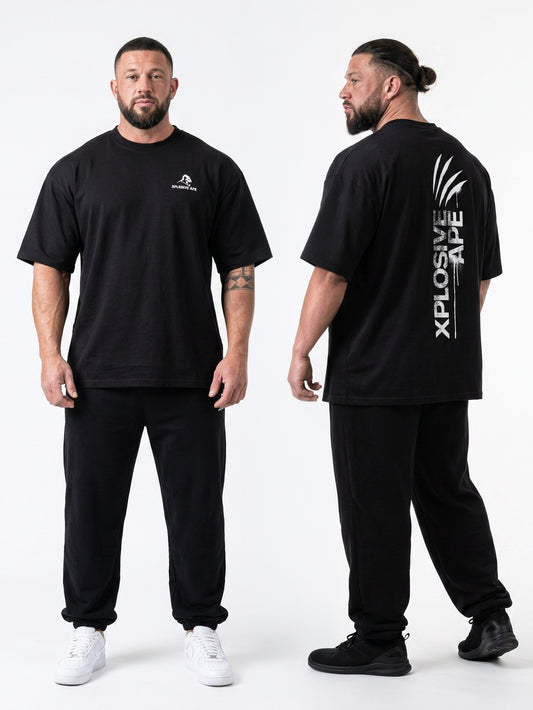 XAPE Claw V4 Ultra Oversized Tee - Black