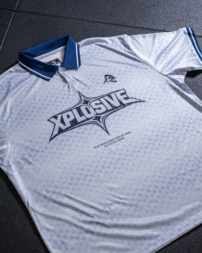 XAPE Division Sports Jersey - White/Navy