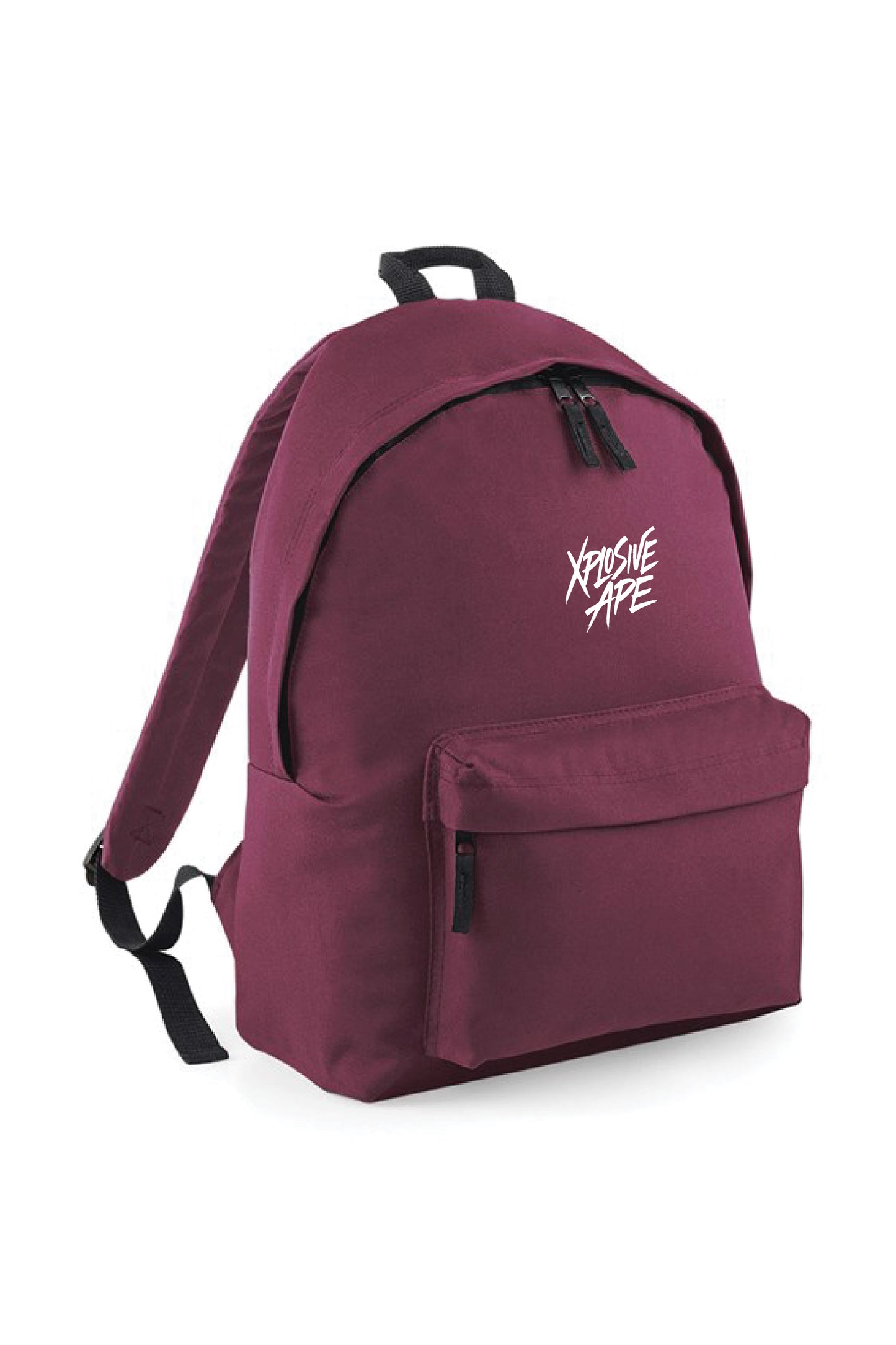 XAPE Brush Script Backpack - Burgundy
