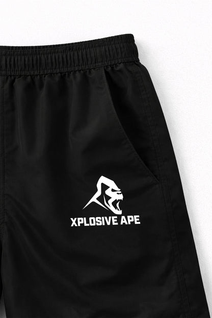 XAPE Classic Logo Performance Shorts - Black