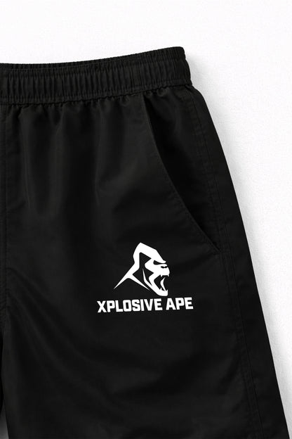 XAPE Classic Logo Performance Shorts - Black