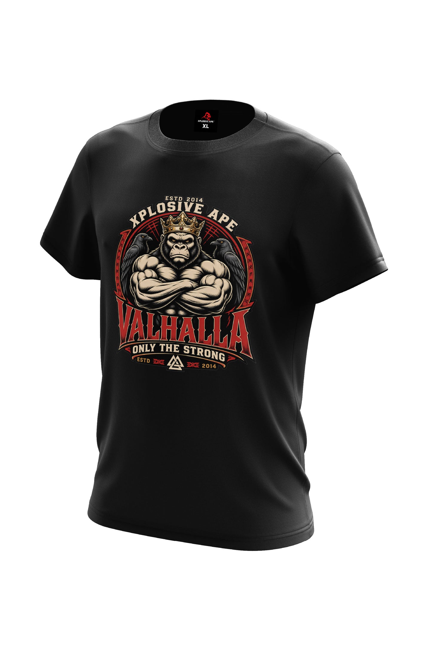 XAPE Only The Strong Tee - Black