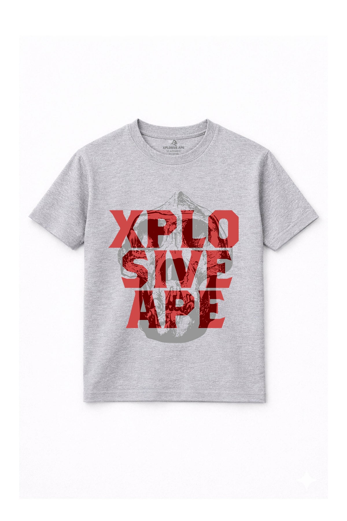 XAPE Ape Head Tee - Sports Grey