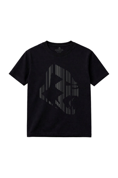 XAPE Apehead Barcoded Tee - Black