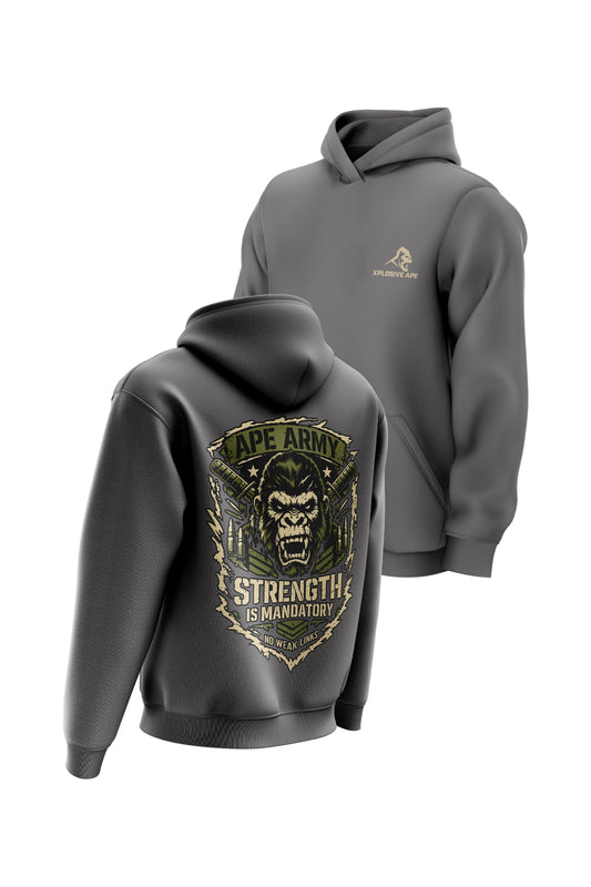 XAPE Army Hoodie - Charcoal