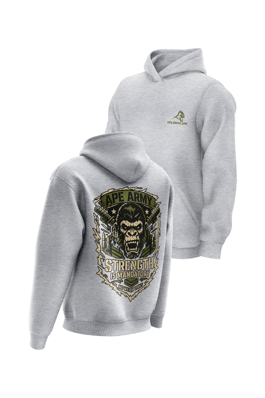 XAPE Army Hoodie - Sports Grey