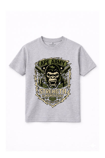 XAPE Army Tee - Sports Grey