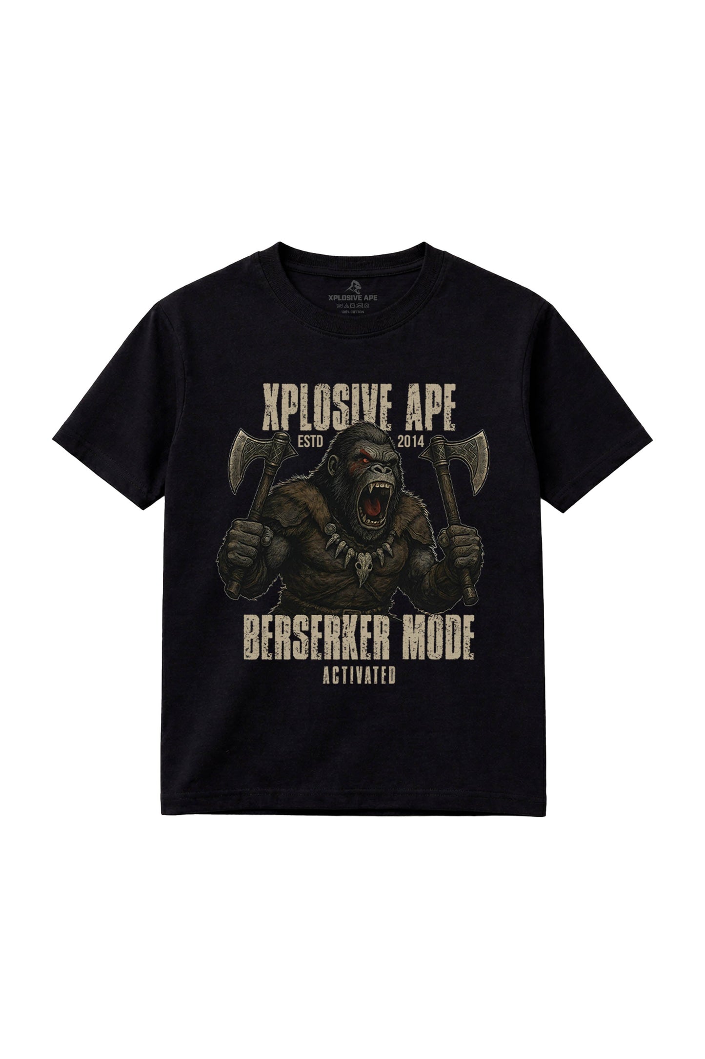 XAPE Berserk Mode Tee - Black