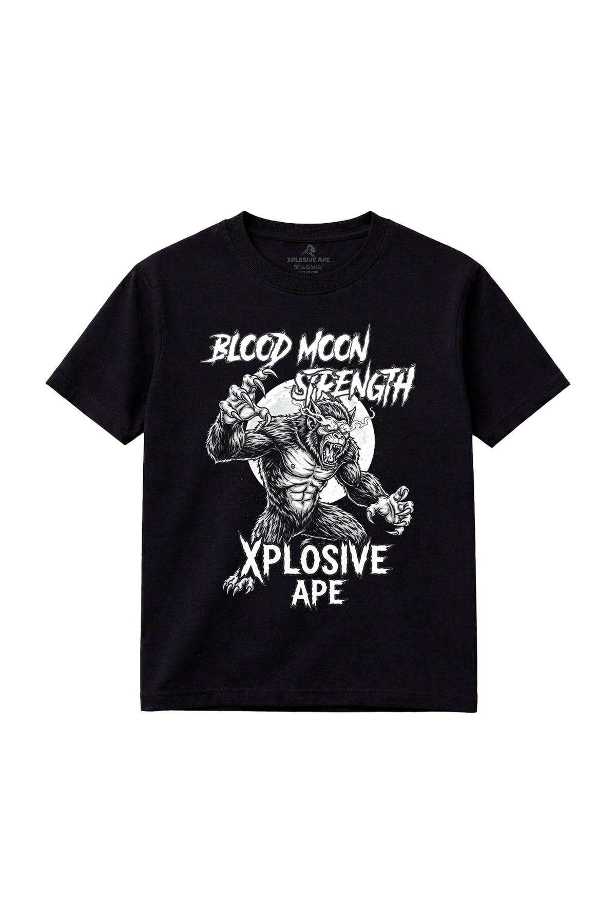 XAPE Blood Moon Strength Tee - Black