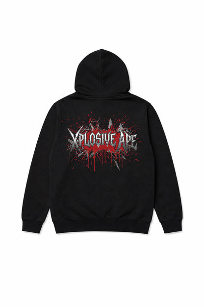 XAPE Bloodchrome String Hoodie - Black