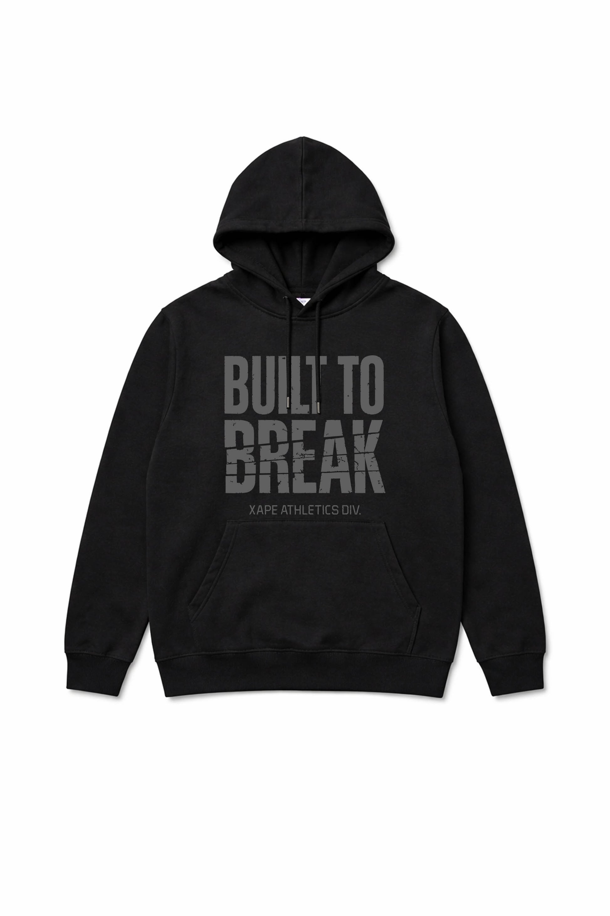 XAPE Built To Break String Hoodie - Black
