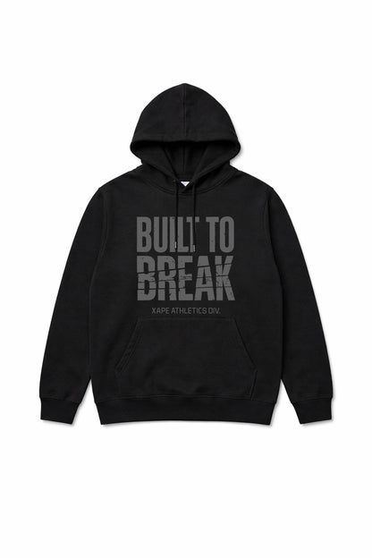 XAPE Built To Break String Hoodie - Black