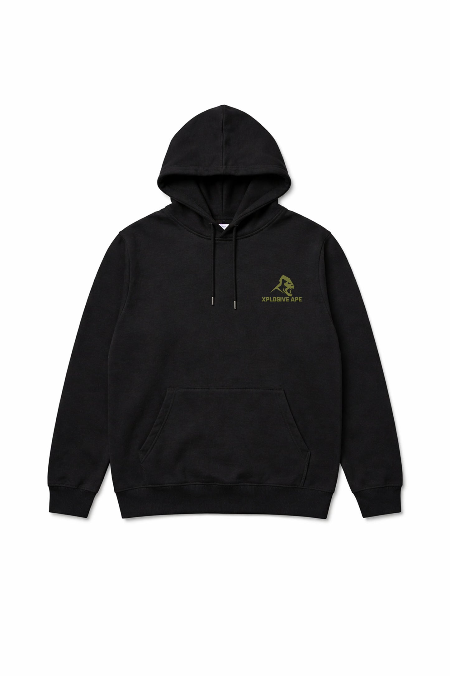 XAPE Head Down String Hoodie - Black