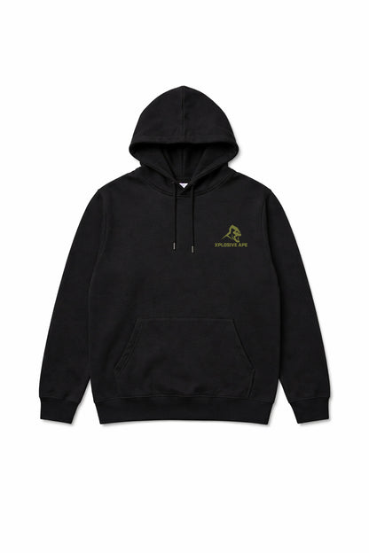 XAPE Head Down String Hoodie - Black