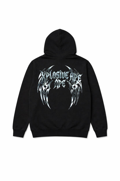 XAPE Chromeblade Wings String Hoodie - Black