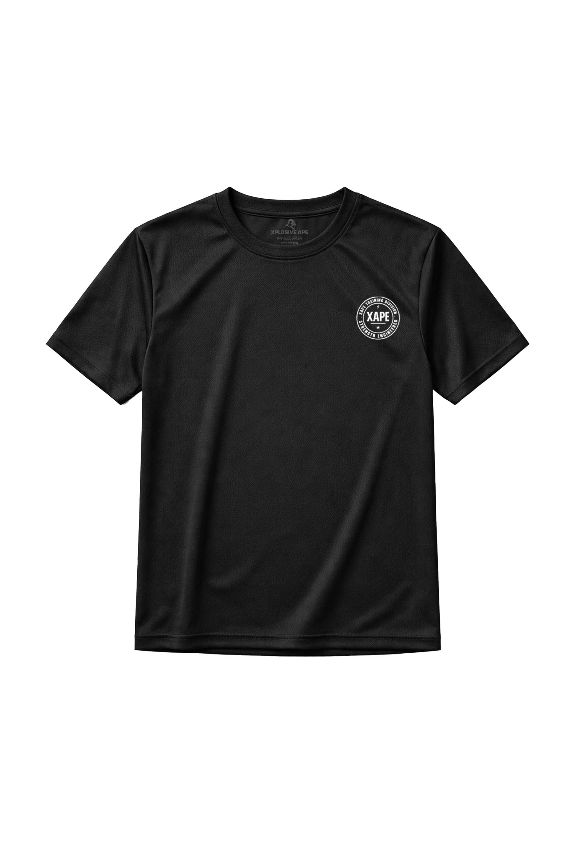 XAPE Classic Badge Logo X Tech Tee - Black