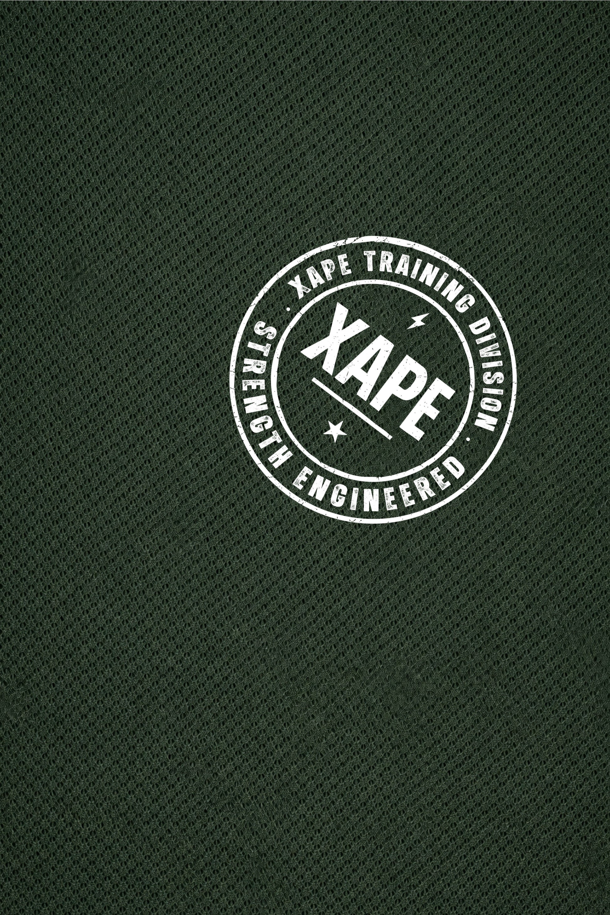 XAPE Classic Badge Logo X Tech Tee - Forest Green