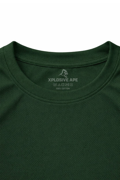 XAPE Classic Badge Logo X Tech Tee - Forest Green